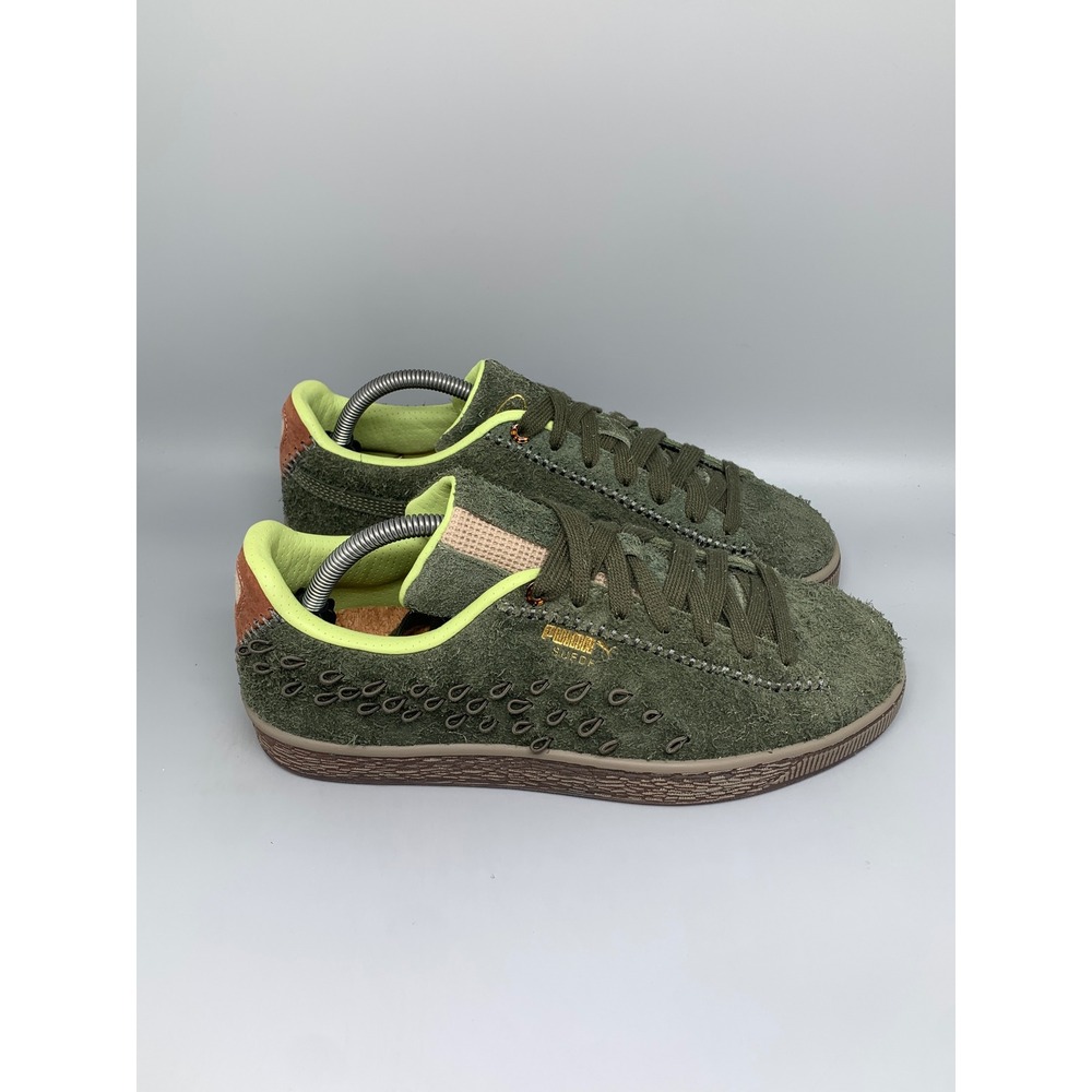 Puma Bodega Suede The Joker Green Purple Running Shoes 404127-01‎ Men's Sz 9 NWT